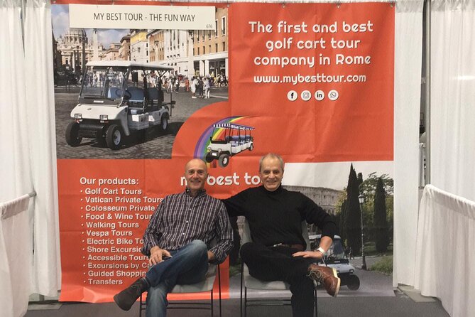 3 hours Private Golf Cart Tour - The major highlights in 3 hours. - Colosseum views from the cart, and how to get more if you want it