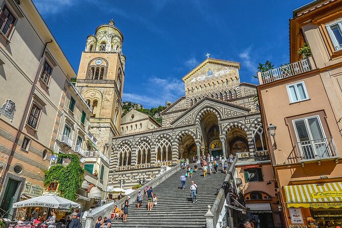 Amalfi Coast and Pompei from Rome: Epic Full-Day Tour - Amalfi Cathedral Stop: Views, Duomo di SantAndrea, and Limoncello
