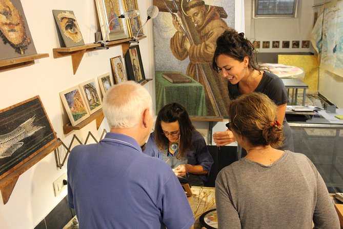 Ancient Mosaic Workshop in Rome - Studio Cassio on Via Urbana: a real workshop stop, not a drive-by