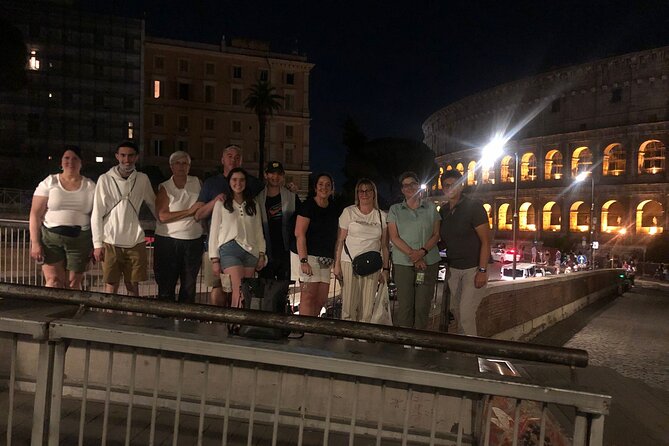 Ancient Rome at Twilight Walking Tour - Ending at Piazza del Colosseo: Colosseum Lit Up