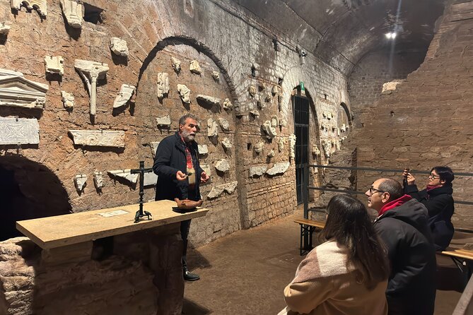 Appian Way and Catacombs Private Golf Cart Tour in Rome - Appian Way (Via Appia Antica): the basolato you can actually walk