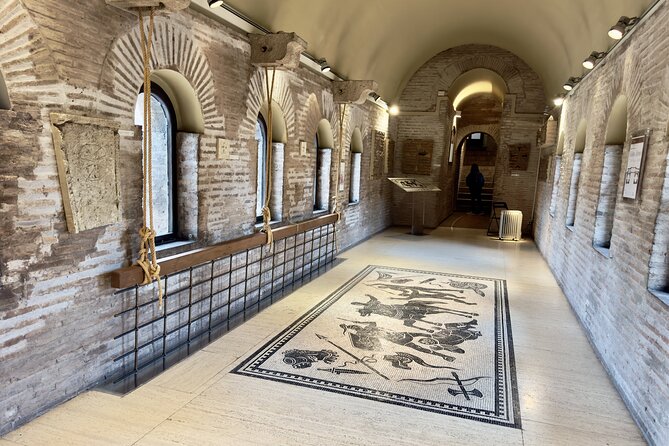 Appian Way and Catacombs Private Golf Cart Tour in Rome - Mausoleum of Cecilia Metella and the church views that tie town and countryside