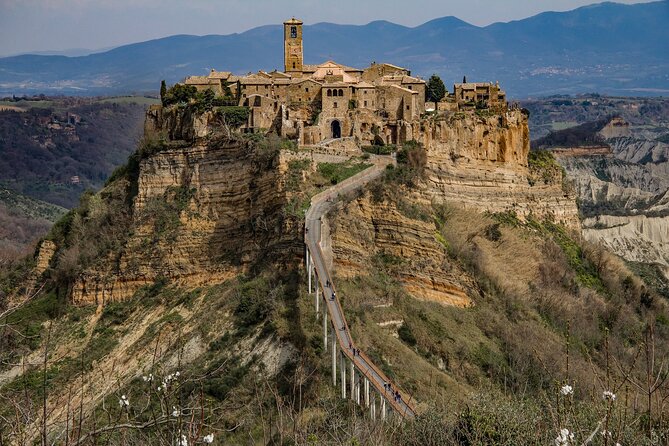 Assisi, Orvieto and Civita di Bagnoregio Full Day Tour from Rome - Civita di Bagnoregio: The Dying City Bridge Walk and Photo Views