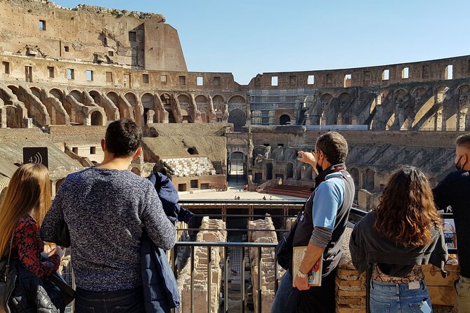 Colosseum Arena Floor and Ancient Rome Semi Private Guided Tour - Inside the Colosseum: Arena-Level Views, Second Level Views, and Real Context