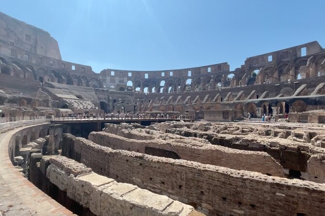 Colosseum Arena Floor & Roman Forum Semi-Private Tour (Max 6) - Touring the Interior Tiers Without Getting Lost in Stairs