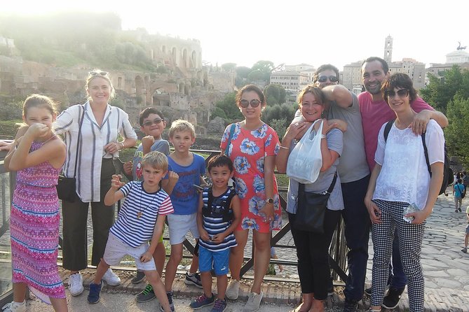 Colosseum Forum Ancient Rome Small Group Tour for Kids Families - Meet the guide, then step into Ancient Rome