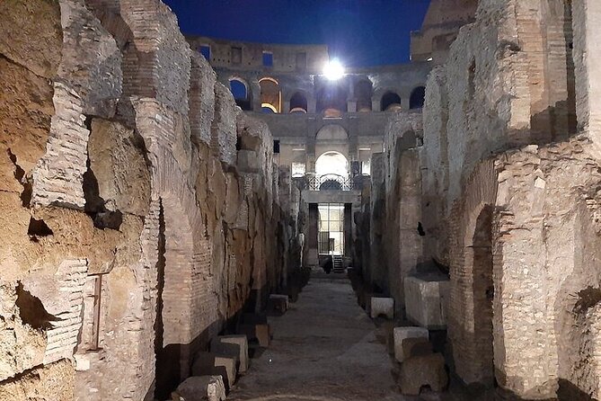 Colosseum Night Tour with Underground and Arena access - Palatine Hill and Roman Forum are included, but you need a plan