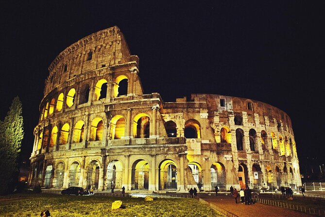 Colosseum Night Tour with Underground and Arena access - Entering the Colosseum at night, and seeing more than the main floor