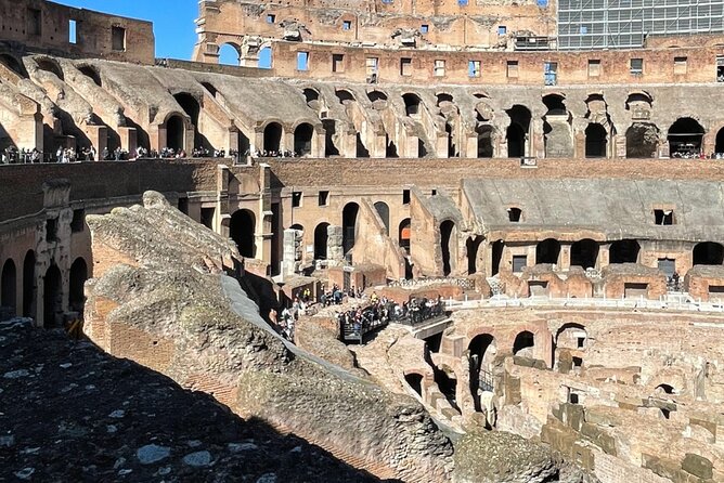 Colosseum, Palatine Hill and Roman Forum Guided Group Tour - Roman Forum: seeing it from the same balcony angle