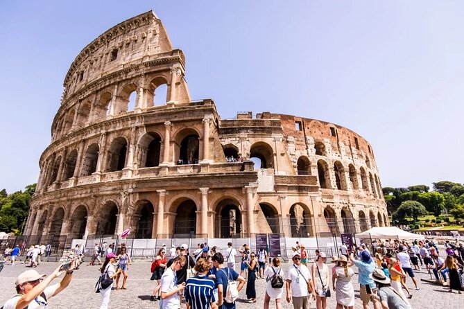 Colosseum, Palatine Hills & Roman Forum Ticket with Audio Guide - Inside The Colosseum: First Two Tiers Plus Museum Stops
