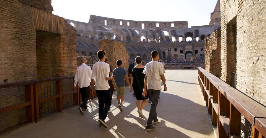 Colosseum: Semi Private Tour with VIP Arena Access - Where the tour starts at Via dei Fori Imperiali