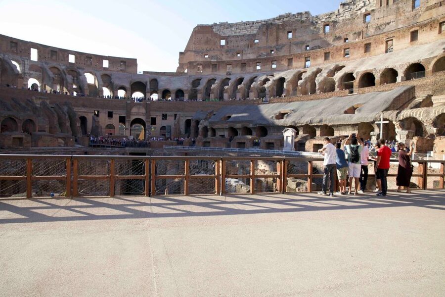 Colosseum: Semi Private Tour with VIP Arena Access - Walking on VIP arena access, what it feels like in real life