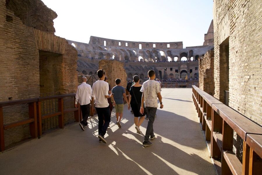 Colosseum: Semi Private Tour with VIP Arena Access - Reconstructed underground views, gladiator staging without the underground tour