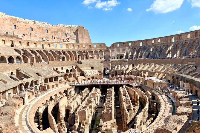 Colosseum with Arena, Roman Forum and Palatine Hill Guided Tour - Entering the Colosseum with skip-the-line tickets and a gladiator-style route