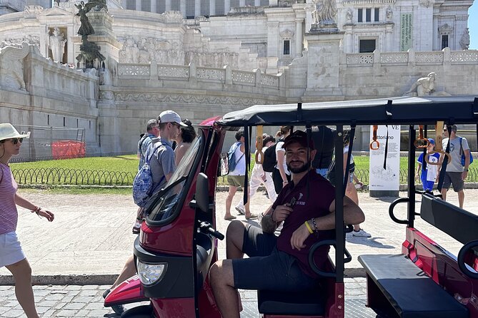 E-Tuk Tour: Highlights of Rome - Teatro di Marcello and the Fish Market Forum area