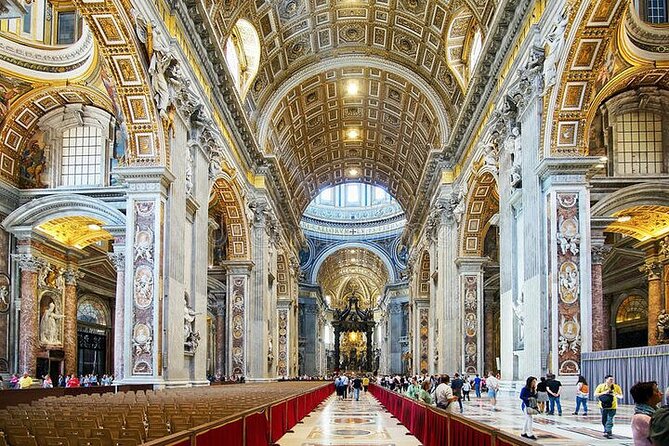 EARLY ACCESS Vatican Museums, St. Peter's with Dome by elevator - Stop 3 and Beyond: St. Peter’s Basilica, Pietà, Bernini, and the Jubilee Entry
