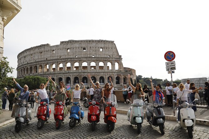 Explore Rome by Vespa With Pick up and Drop Off - Pickup, meeting point, and how the day flows