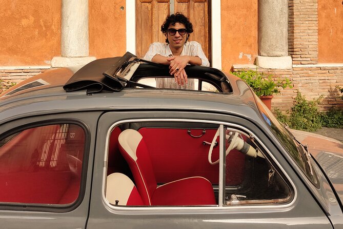 Fiat 500 in Rome - experience with a Roman - Giardino degli Aranci on the Aventine Hill