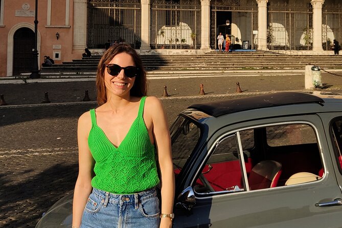 Fiat 500 in Rome - experience with a Roman - Terrazza del Gianicolo: views and a glass of wine