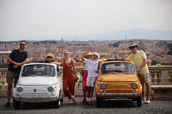 Fiat 500 Private Photoshoot with a Roman, pickup included - Pickup Near Via delle Terme di Tito: Rome Car Rules, Solved