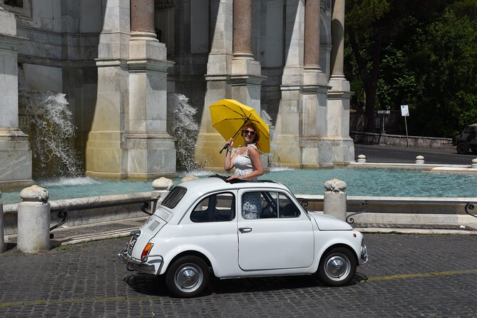 Fiat 500 Private Photoshoot with a Roman, pickup included - Stop 4: Piramide Cestia, a Rome Surprise You Didn’t Expect