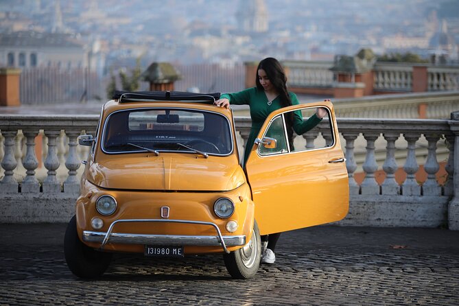 Fiat 500 Roma Professional Photography Service - Driving through Trastevere for context, not just sightseeing
