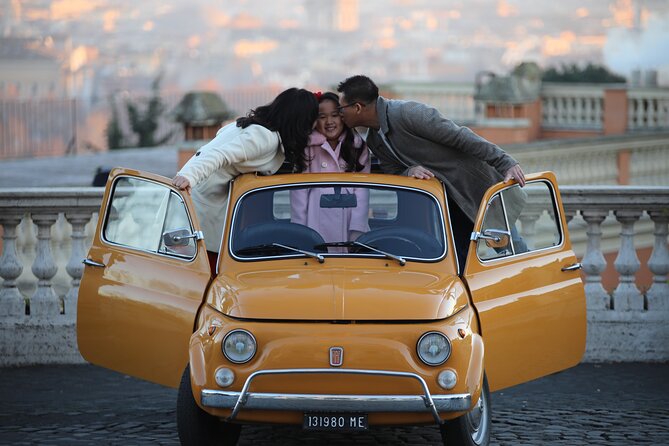 Fiat 500 Roma Professional Photography Service - Terrazza del Gianicolo: your payoff viewpoint over Rome