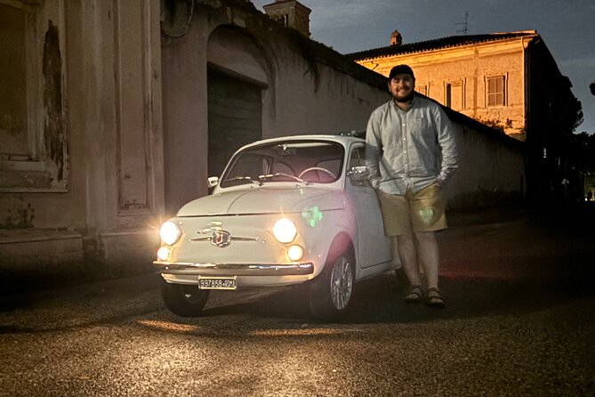 Fiat500 Night&Day Photoshoot, with a Roman, pickup included - Key highlights at a glance
