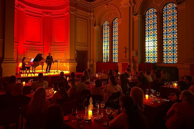 Freddie Mercury Opera Show in Rome - The church setting: stained glass, tight space, and big feelings