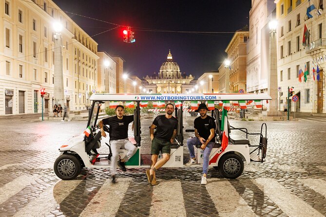 Fun Golf Cart Tour with Music and Gelato in Rome - Meeting Point to Ending at Campo de’ Fiori