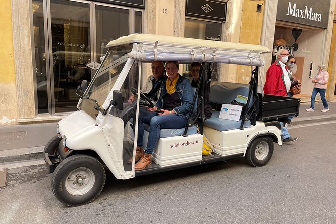 German Golfcart Tour - Starting at Via Claudia, then rolling through Rome at a smart pace