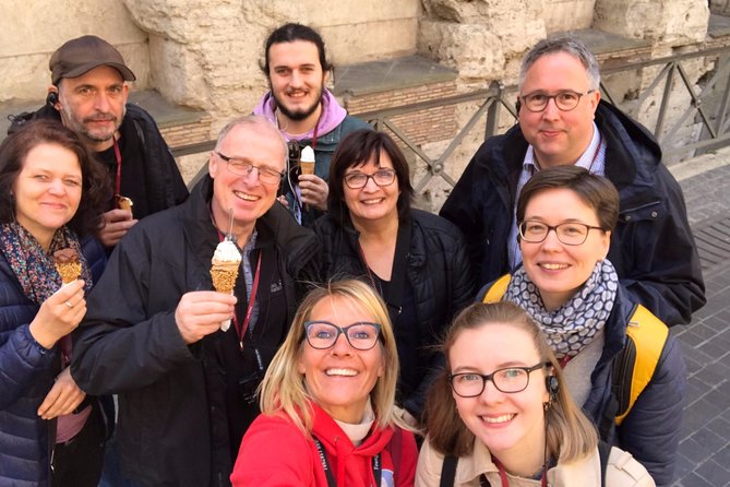 German Golfcart Tour - Trevi Fountain coin toss, plus planned time for gelato and coffee