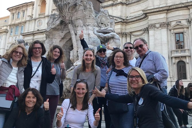 German Golfcart Tour - Piazza Venezia and Pantheon exterior: quick hits with room for the stories