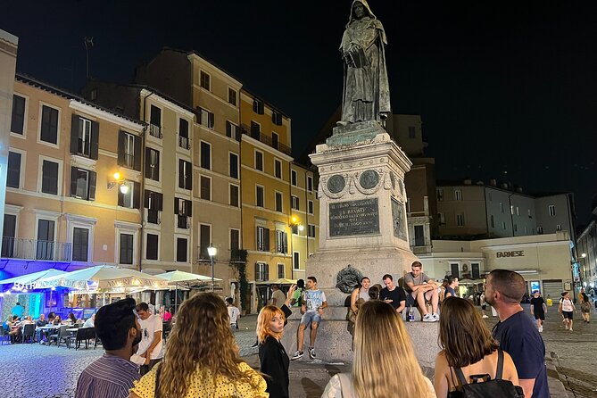Ghost & Legends in Night Rome Walking Tour - Stopping where small religious icons once meant safety