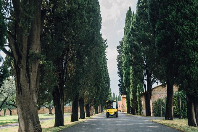 Golf Cart Driving Tour in Rome: 2.5 hrs Catacombs & Appian Way - Appia Antica Drive: Peaceful Road, Fast Traffic Reality