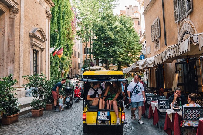 Golf Cart Small-Group Guided Tour: Rome City Highlights - Pantheon stop: a quick look plus what to plan around