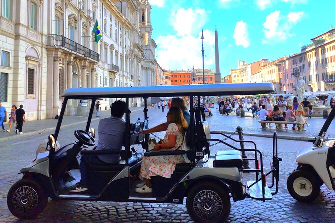 Golf Cart Tour Private Experience of Rome's City Center - Pickup, drop-off, and timing that affects the whole day