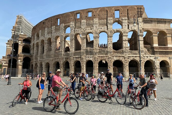 Highlights of Rome Bike Tour (Including Jubilee Sights) - Getting set up: bikes, helmets, and the valuables bag