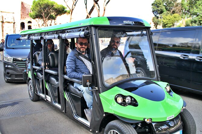 Highlights of Rome: Golf Cart Tour with Artisanal Gelato Tasting - Circus Maximus: panoramic views with a calmer pace