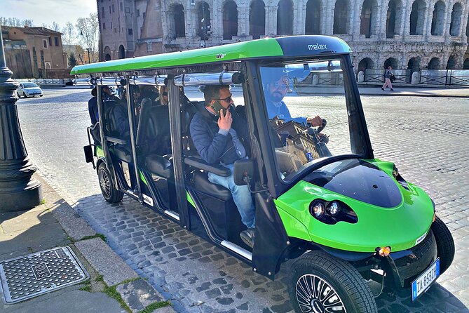 Highlights of Rome: Golf Cart Tour with Artisanal Gelato Tasting - Bocca della Verità: the Mouth of Truth stop you can actually do