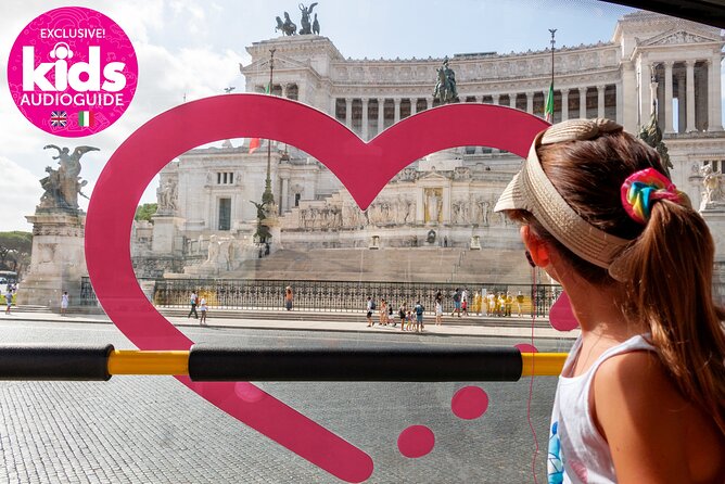 I Love Rome : Hop on Hop off Open Bus Tour - How the 12-language audio and on-bus map make Rome easier