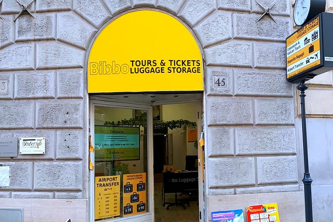 Luggage Storage in Rome City Center - Retrieve Your Bags Easily, Show the Receipt, Keep Moving