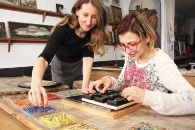 Micromosaic Jewelry Workshop in Rome, Italy