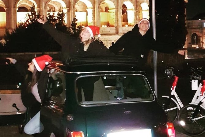 NIGHT TOUR THINK BIG, GO MINI! Rome in Mini Cooper Classic Cabrio - Piazza di Spagna and the Pantheon: two icons that feel different in one night