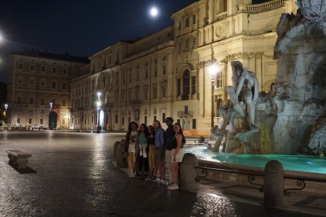 Nocturnal Rome Golf Cart Tour - Pantheon at night, then a second look later