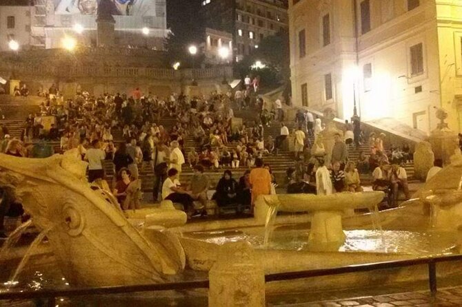 Nocturnal Rome Golf Cart Tour - Trevi Fountain after dark, famous and still worth it