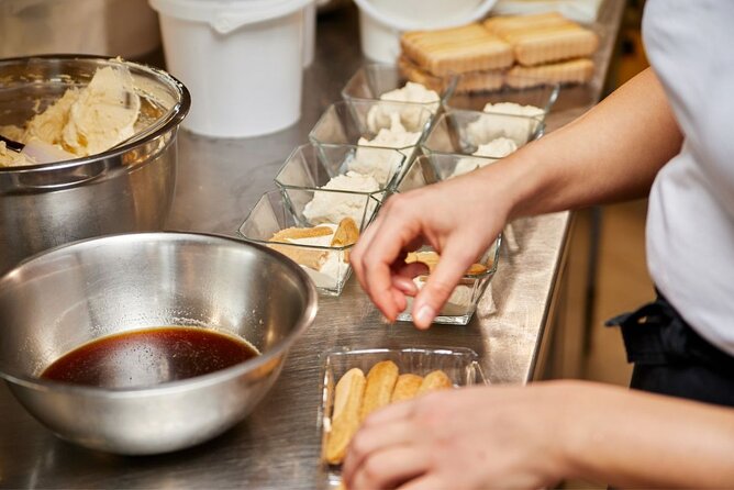 Pasta and Tiramisu Cooking Class in Rome, Piazza Navona - Making Tiramisu in Rome, Then Waiting for the Right Bite