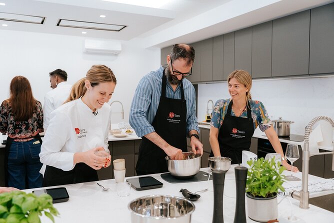 Pasta and Tiramisu Semi-Private Cooking Class with a MasterChef - The Kitchen Setup and the Small-Group Advantage