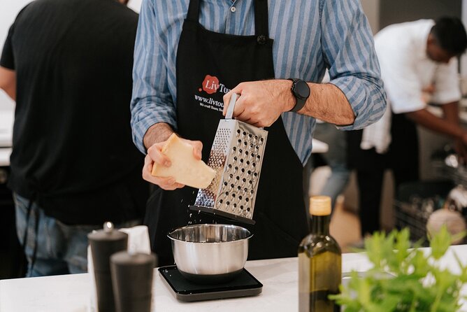 Pasta and Tiramisu Semi-Private Cooking Class with a MasterChef - Alfredo Sauce With Parmeggiano Reggiano and Butter