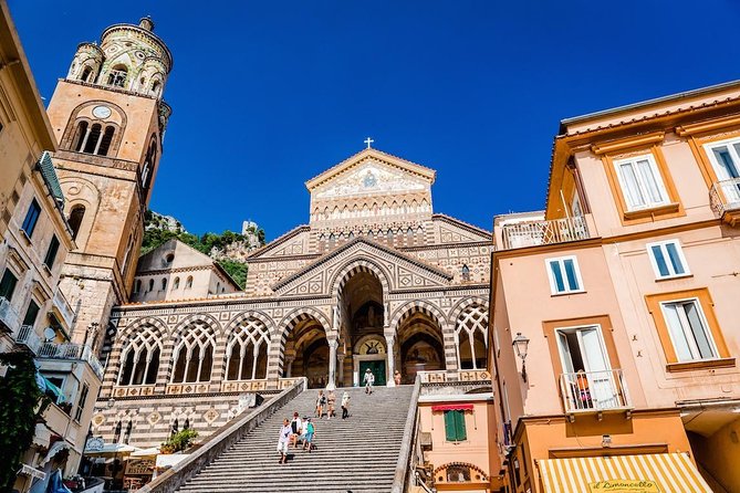 Positano & Amalfi Small Group Boat Tour from Rome with Fast Train - Positano town break: the famous vertical streets, with short but sweet time
